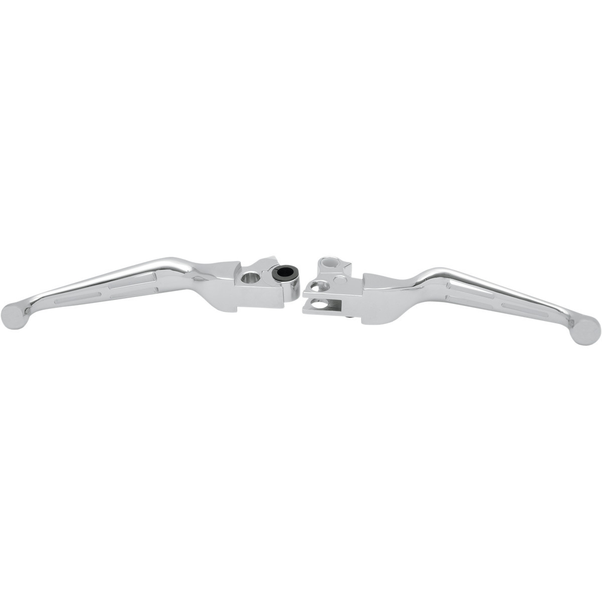 Drag Specialties - Slotted Wide Blade Lever Set - Chrome