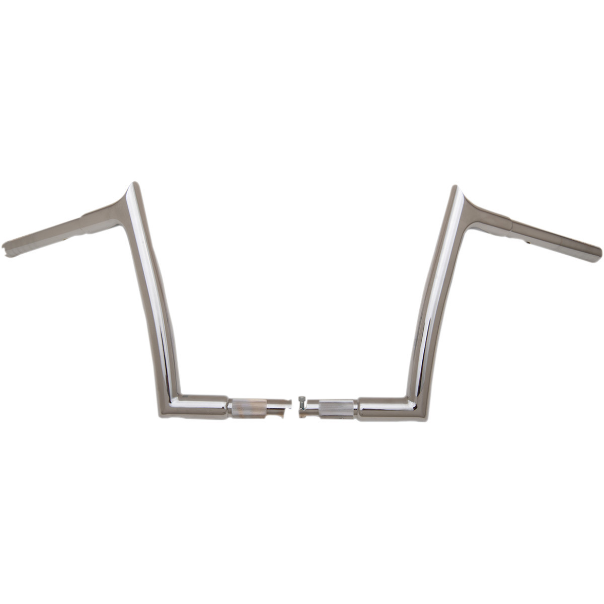 FAT Baggers INC. #907010 - 1-1/4" EZ Install Pointed Top Handlebar - 10" - Chrome