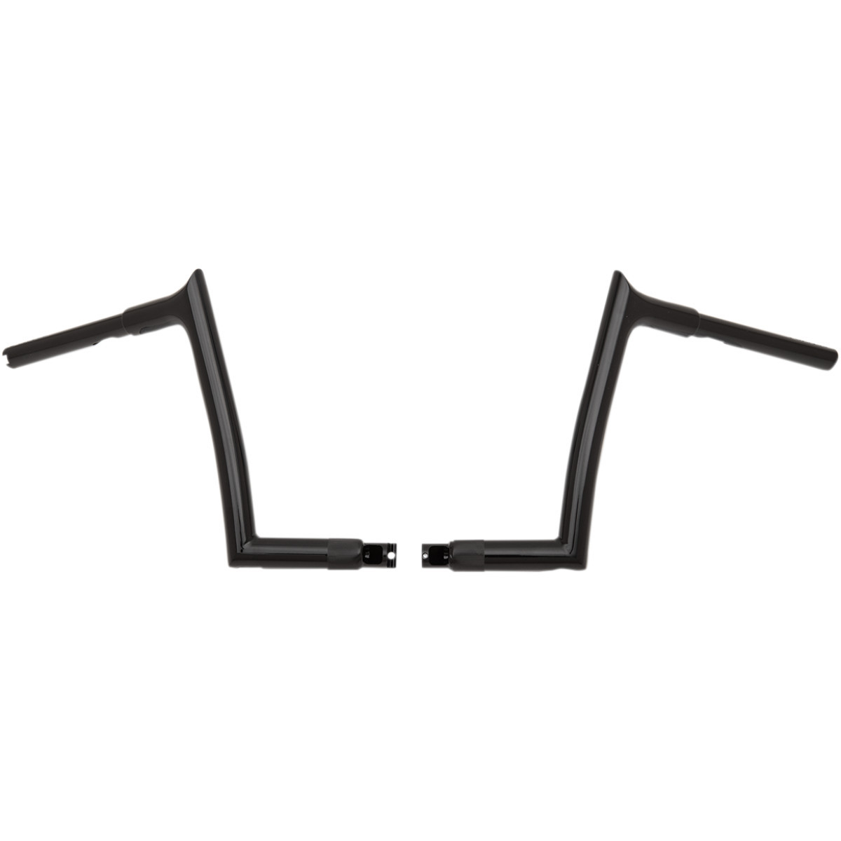 FAT Baggers INC. #906010-B - 1-1/4" EZ Install Pointed Top Handlebar - 10" - Black