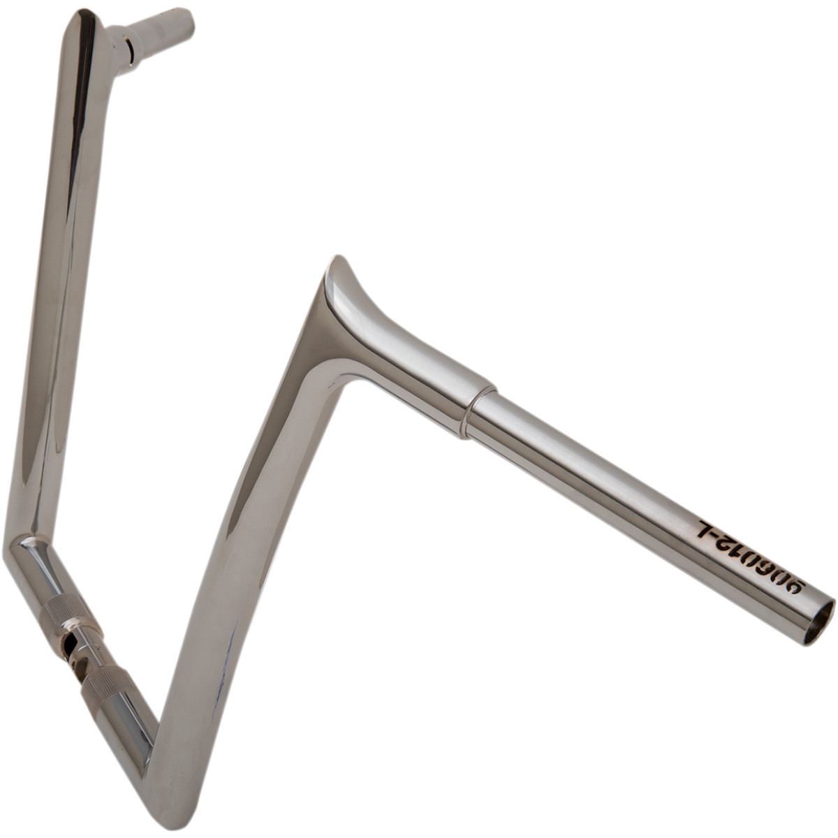 FAT Baggers INC. #906012 - 1-1/4" EZ Install Pointed Top Handlebar - 12" - Chrome
