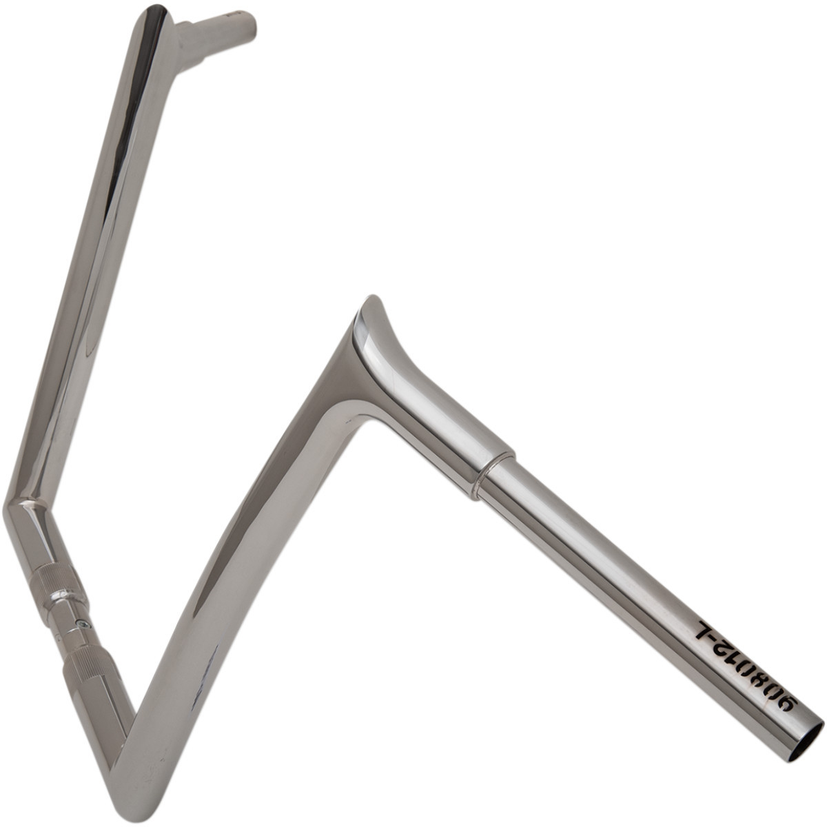 FAT Baggers INC. #908012 - 1-1/4" EZ Install Pointed Top Handlebar - 12" - Chrome