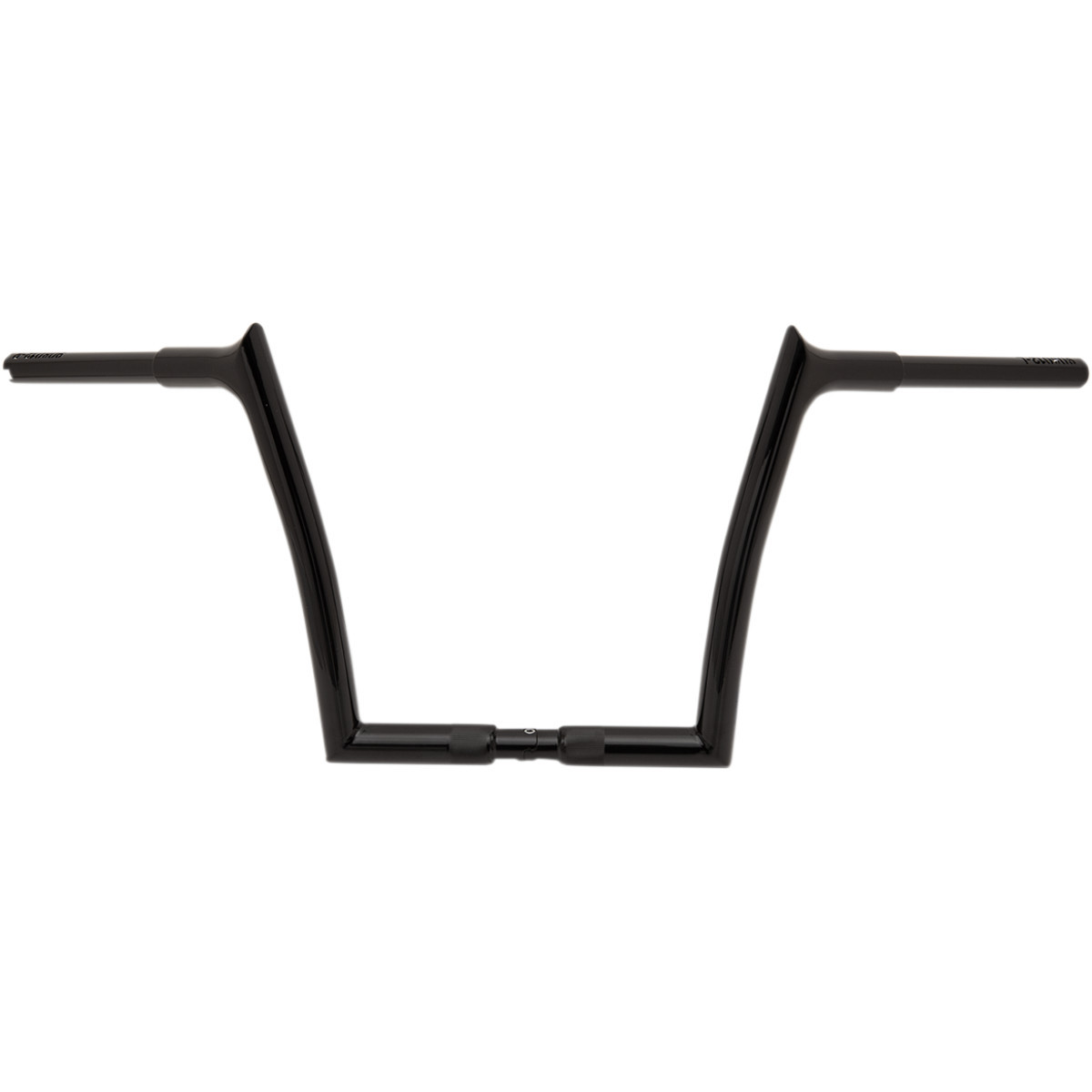 FAT Baggers INC. #908012-B - 1-1/4" EZ Install Pointed Top Handlebar - 12" - Black