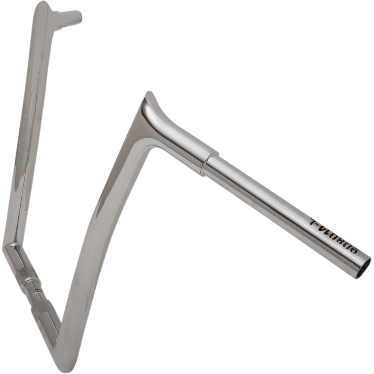 FAT Baggers INC. #908014 - 1-1/4" EZ Install Pointed Top Handlebar - 14" - Chrome