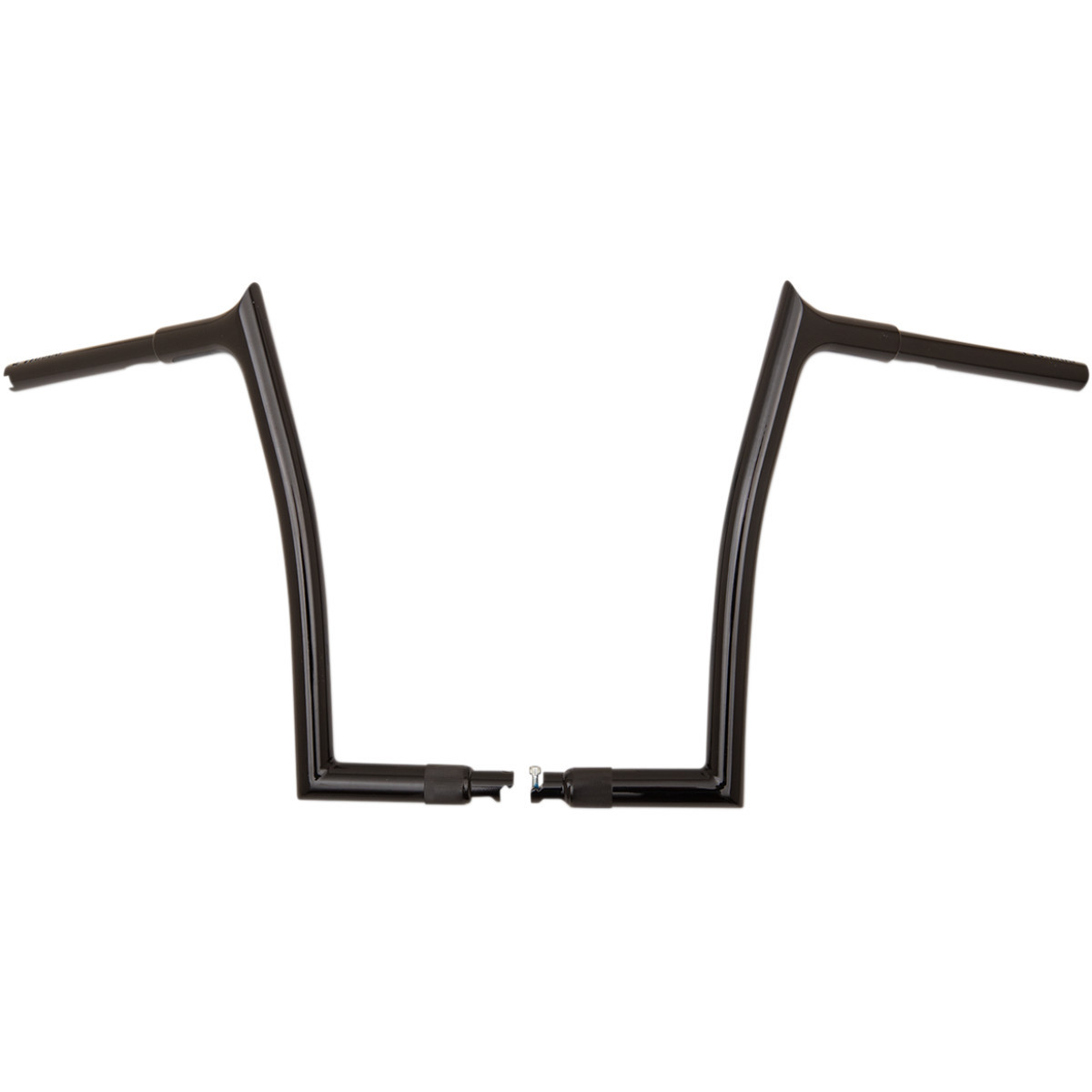 FAT Baggers INC. #908014-B - 1-1/4" EZ Install Pointed Top Handlebar - 14" - Black