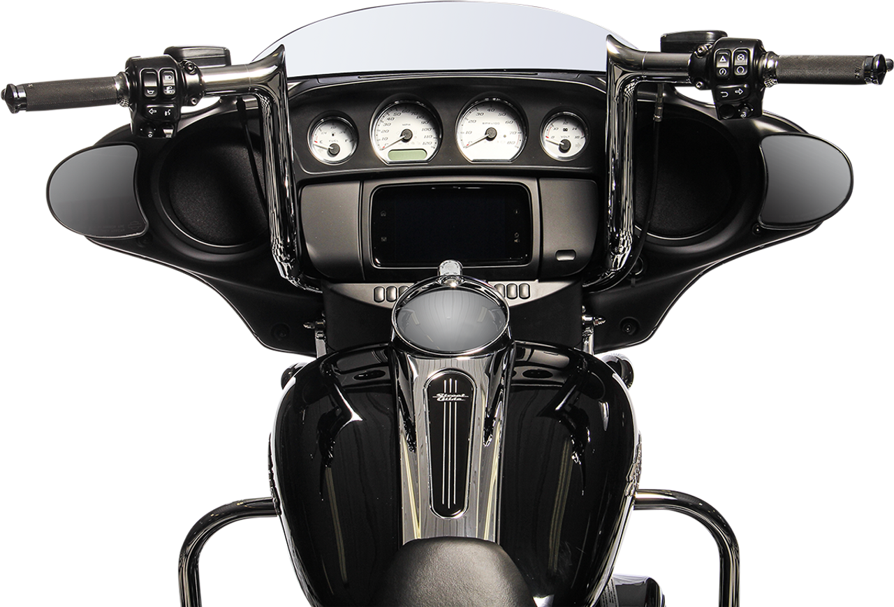 Fat Baggers Inc. 805014 - 1-1/2" EZ Install Pointed Top Handlebar - 14" - Chrome