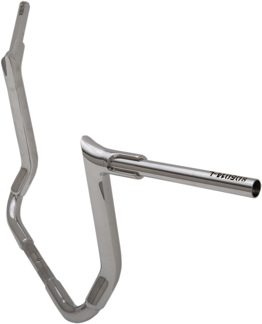 Fat Baggers Inc. 805014 - 1-1/2" EZ Install Pointed Top Handlebar - 14" - Chrome