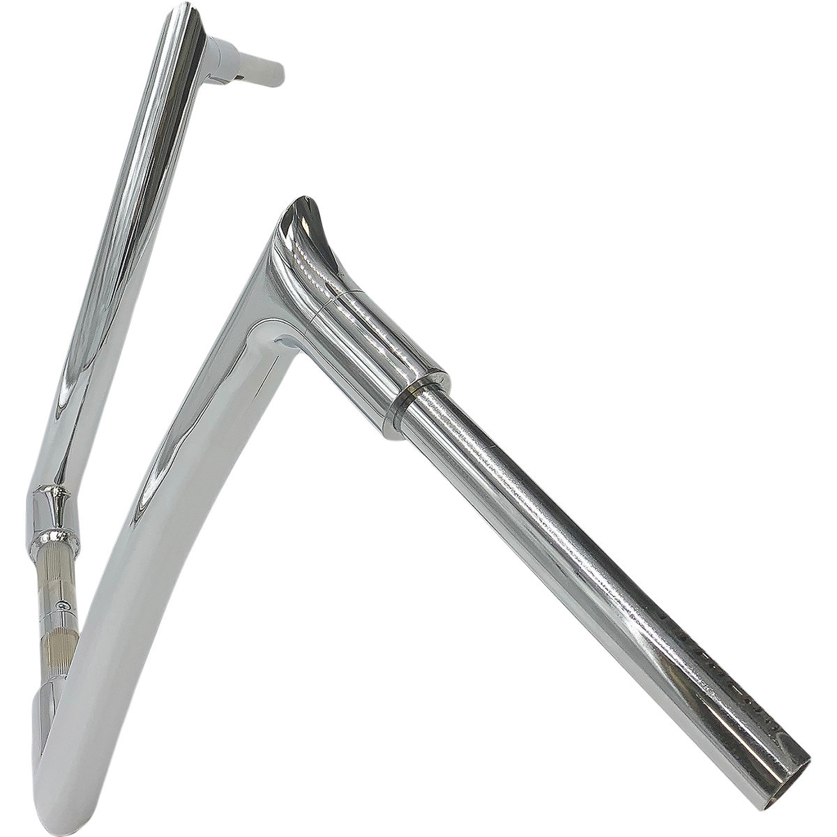 FAT Baggers INC. #807014 - 1-1/2" EZ Install Pointed Top Handlebar - 14" - Chrome