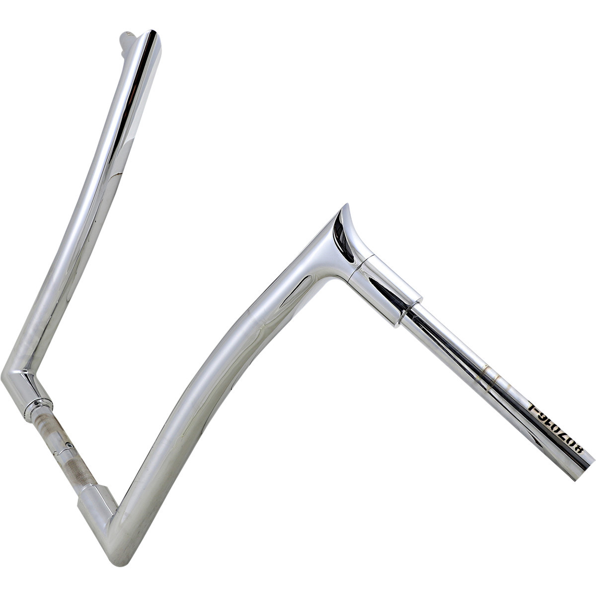 FAT Baggers INC. #807016 - 1-1/2" EZ Install Pointed Top Handlebar - 16" - Chrome