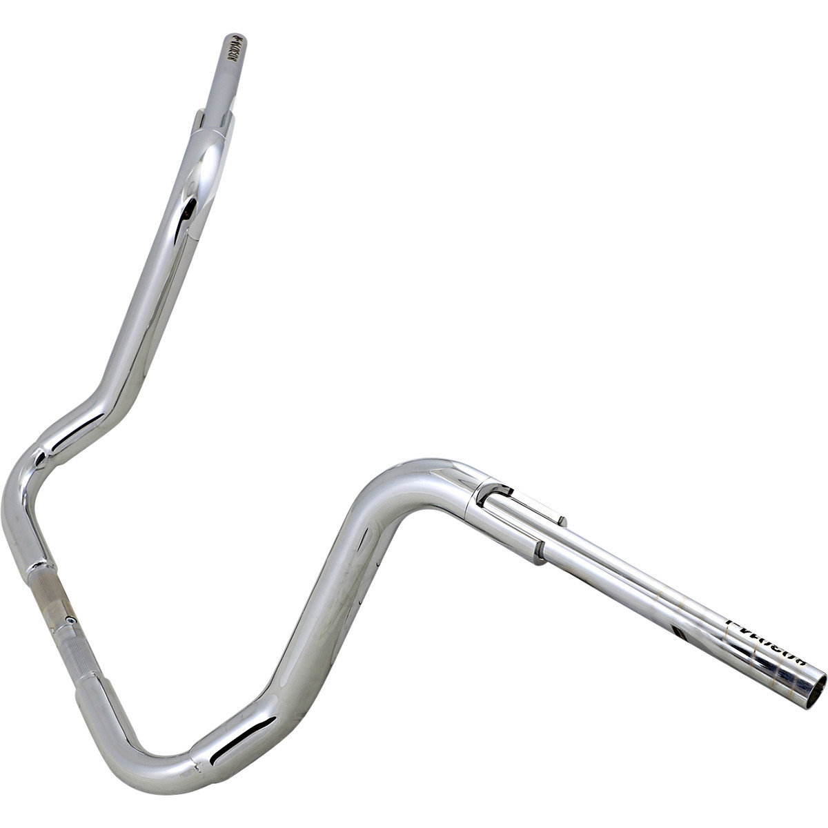 FAT Baggers INC. #803014 - 1-1/2" EZ Install Rounded Top Handlebar - 14" - Chrome