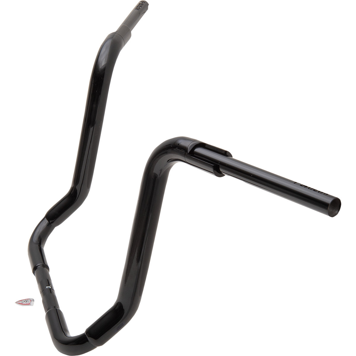 FAT Baggers INC. #803016-B - 1-1/2" EZ Install Rounded Top Handlebar - 16" - Black