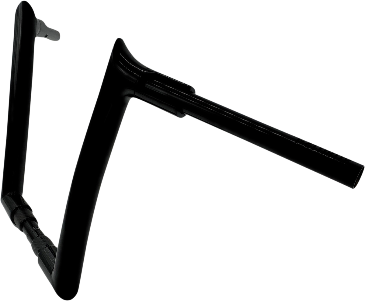 Fat Baggers Inc. 808012-B - 1-1/2" EZ Install Pointed Top Handlebar - 12" - Black