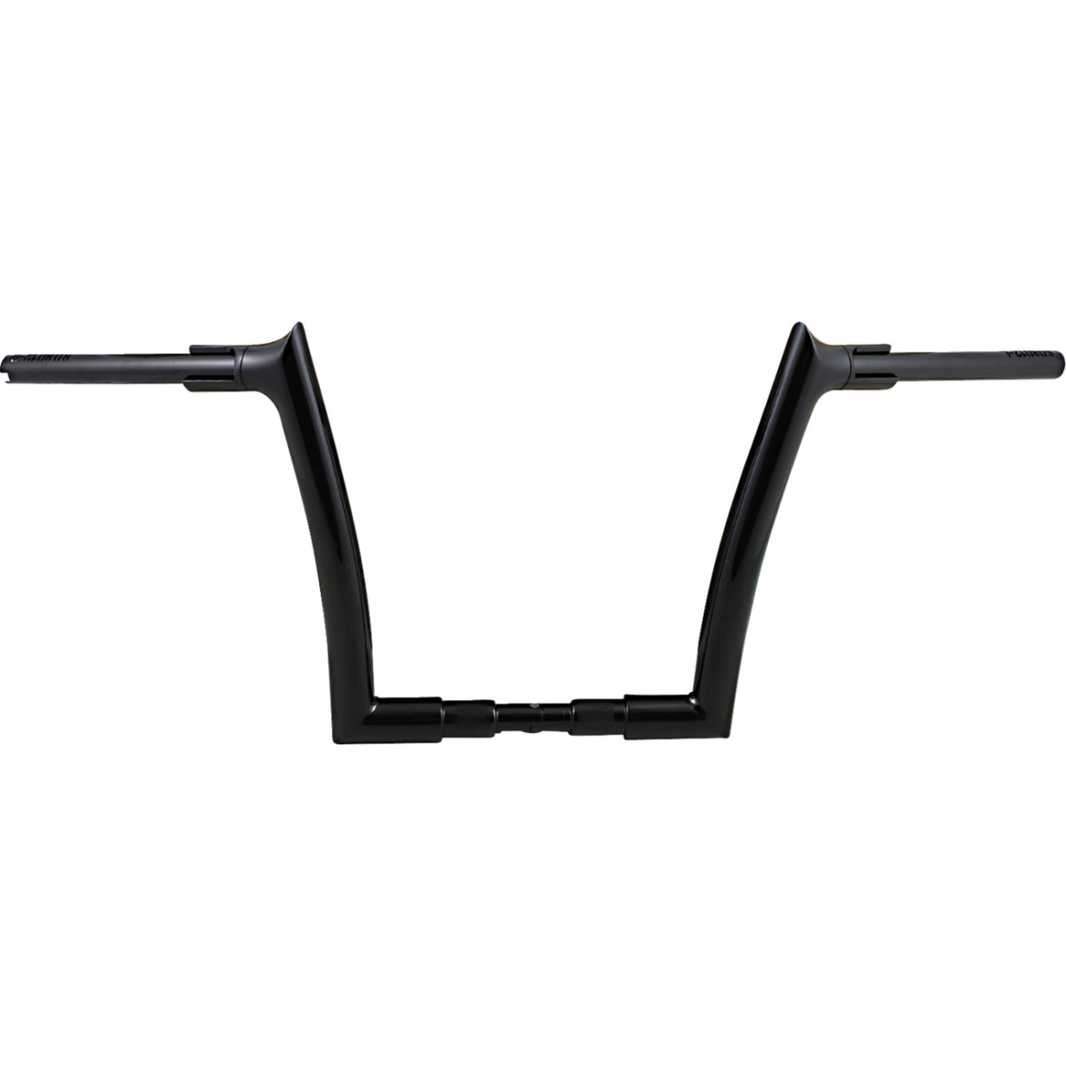 FAT Baggers INC. #808012-B - 1-1/2" EZ Install Pointed Top Handlebar - 12" - Black