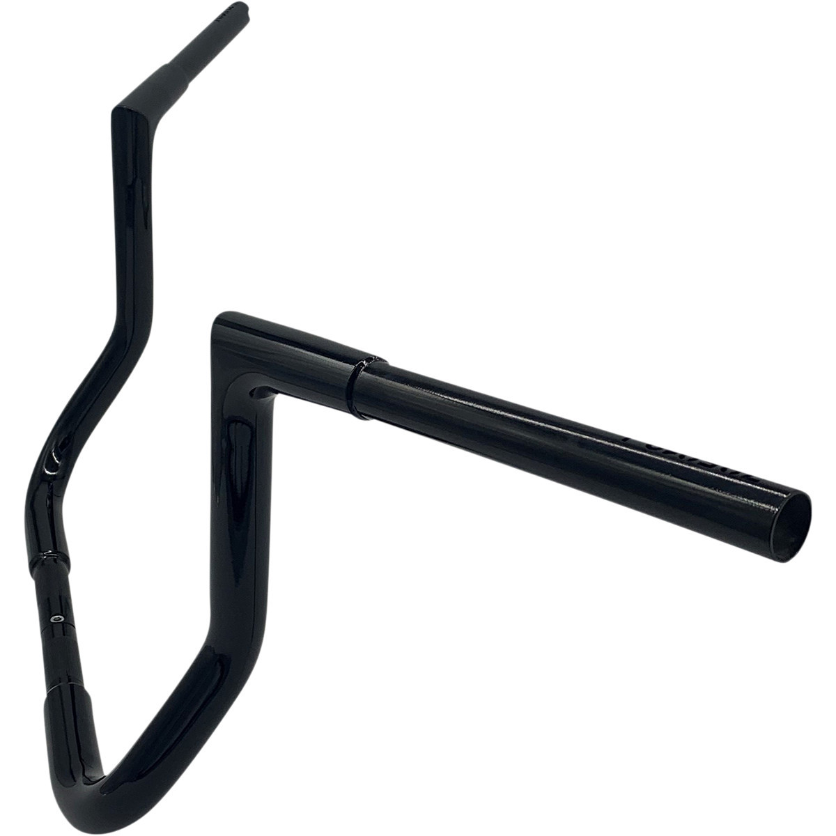 FAT Baggers INC. #705012-B - 1-1/4" EZ Install Flat Top Handlebar - 12" - Black