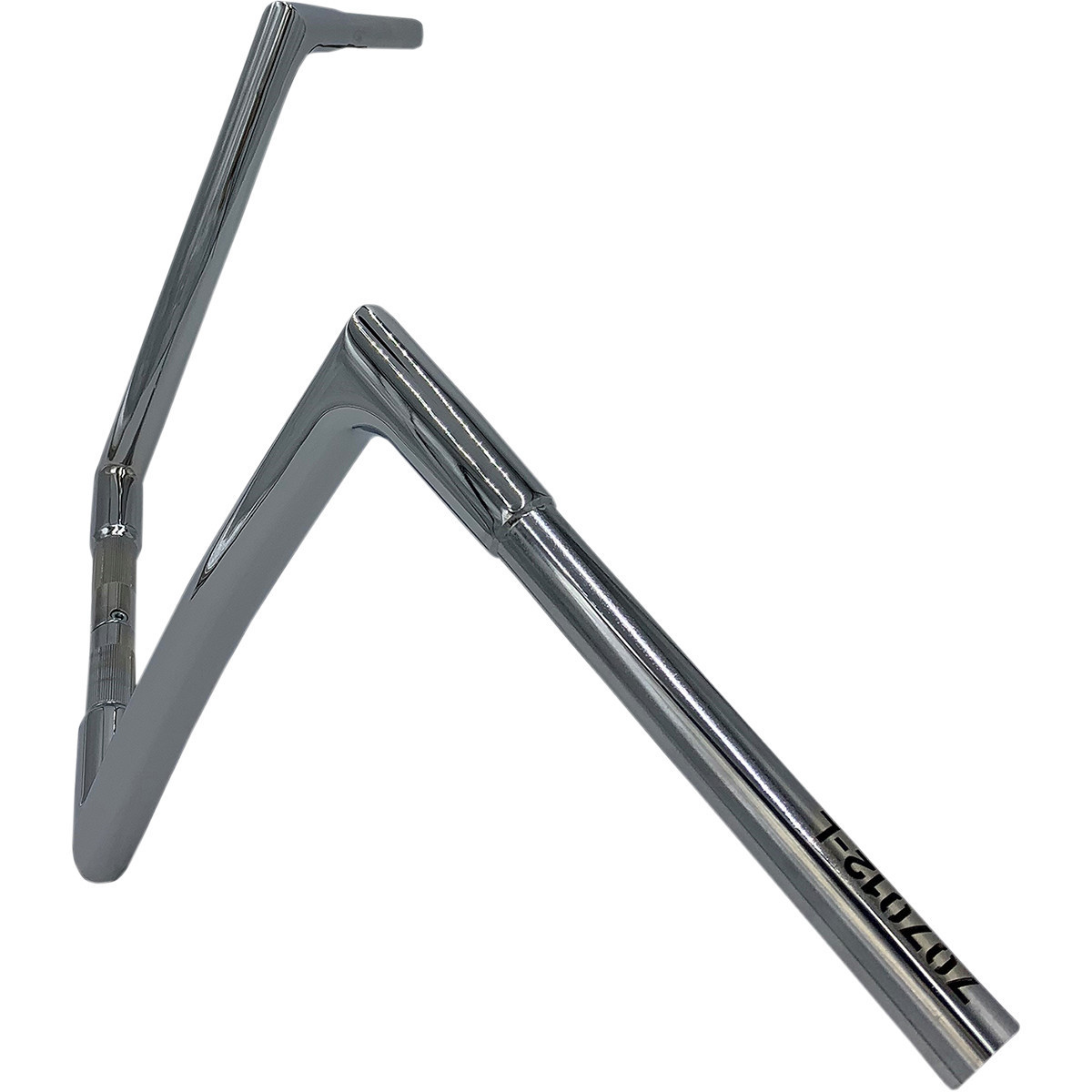 FAT Baggers INC. #707012 - 1-1/4" EZ Install Flat Top Handlebar - 12" - Chrome