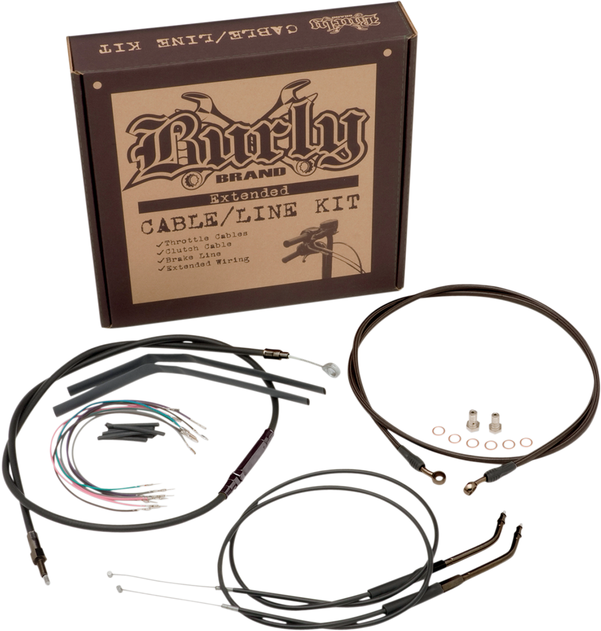 Control Kit - 16" Ape Hanger Handlebars