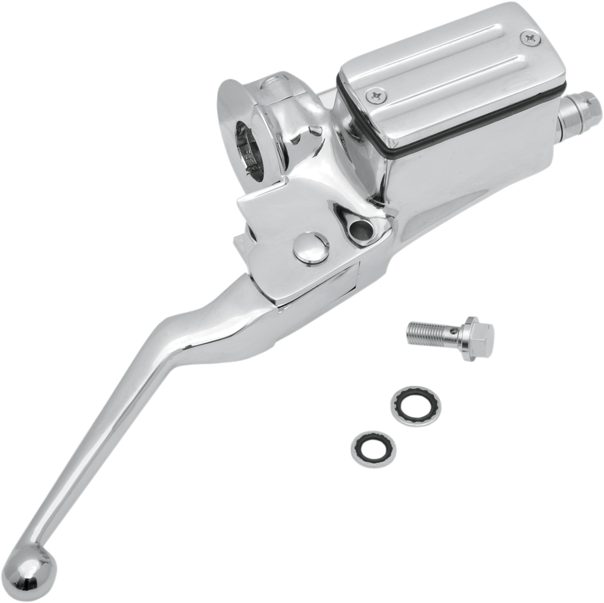 Brake Master Cylinder - 3/4" - Dual Disc - Chrome