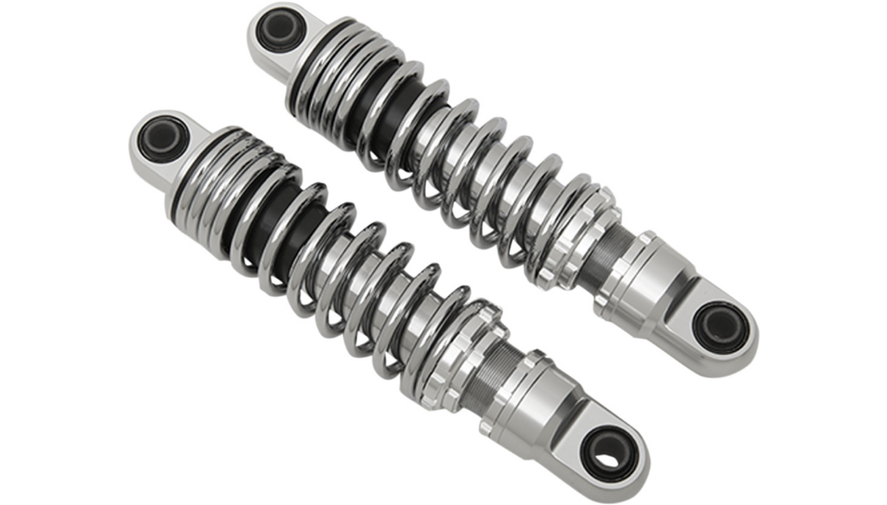 Drag Specialties  Premium Ride-Height Adjustable Shocks - Chrome - Standard - 13"