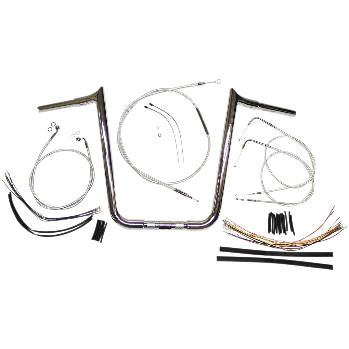 Magnum Shielding #387441 - Sterling Chromite II® Designer Handlebar Installation Kit - 12"-14" - '00-'06 FLST