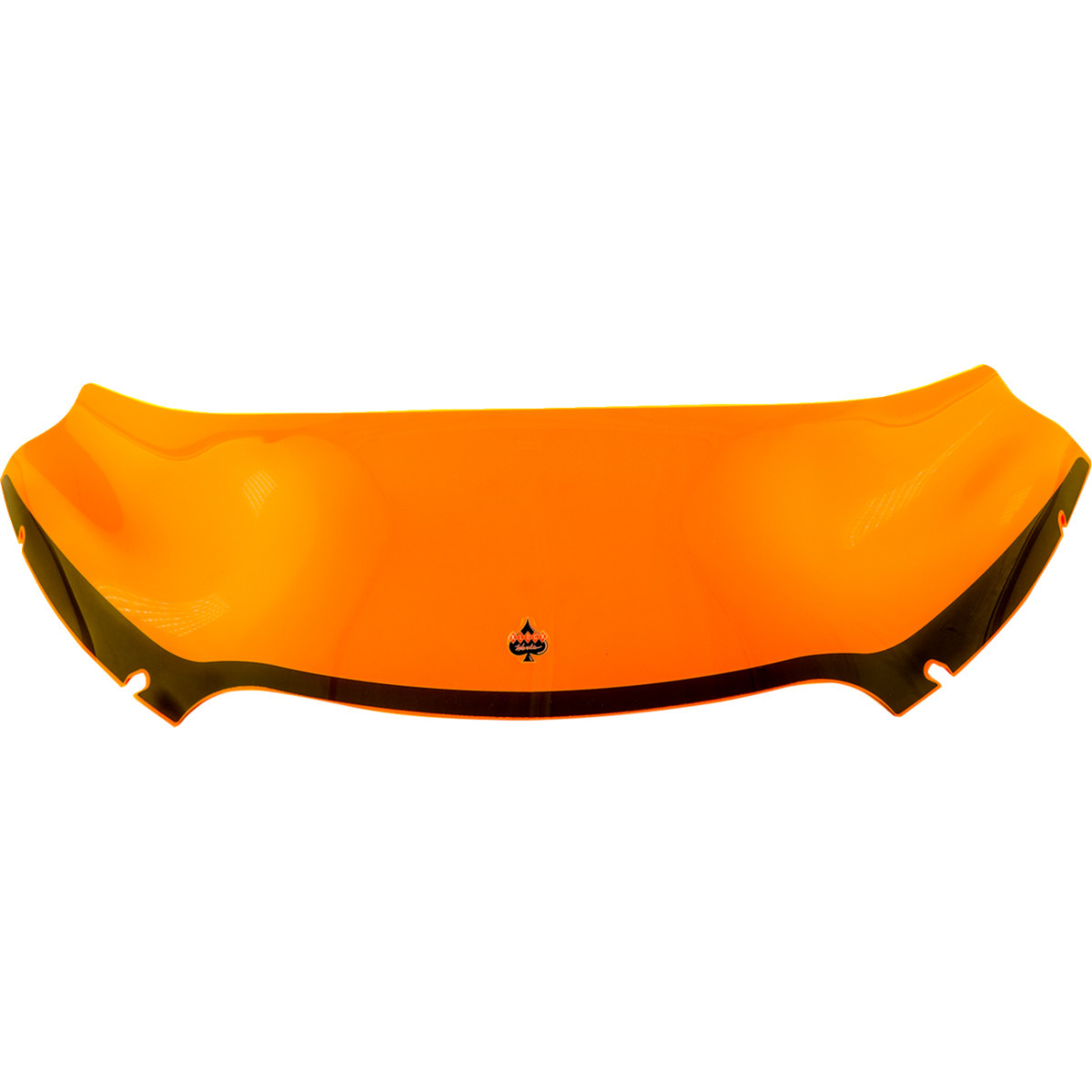 Klock Werks #KWW-01-0628 - Ice Flare® Windshield - 6" - Orange Ice - '15-'25 FLTR