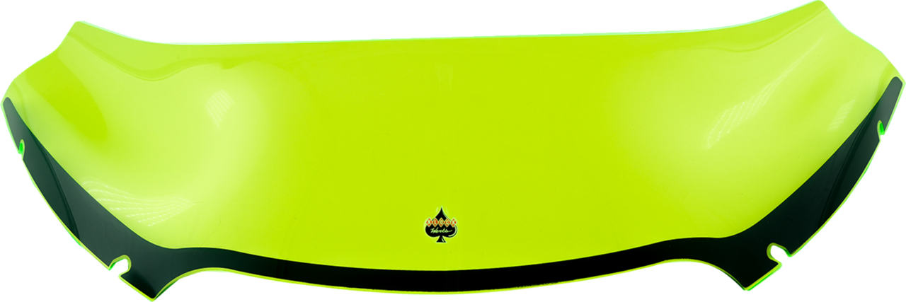 Klock Werks #KWW-01-0631 - Kolor Flare Windshield - 6" - Green Ice - FLTR