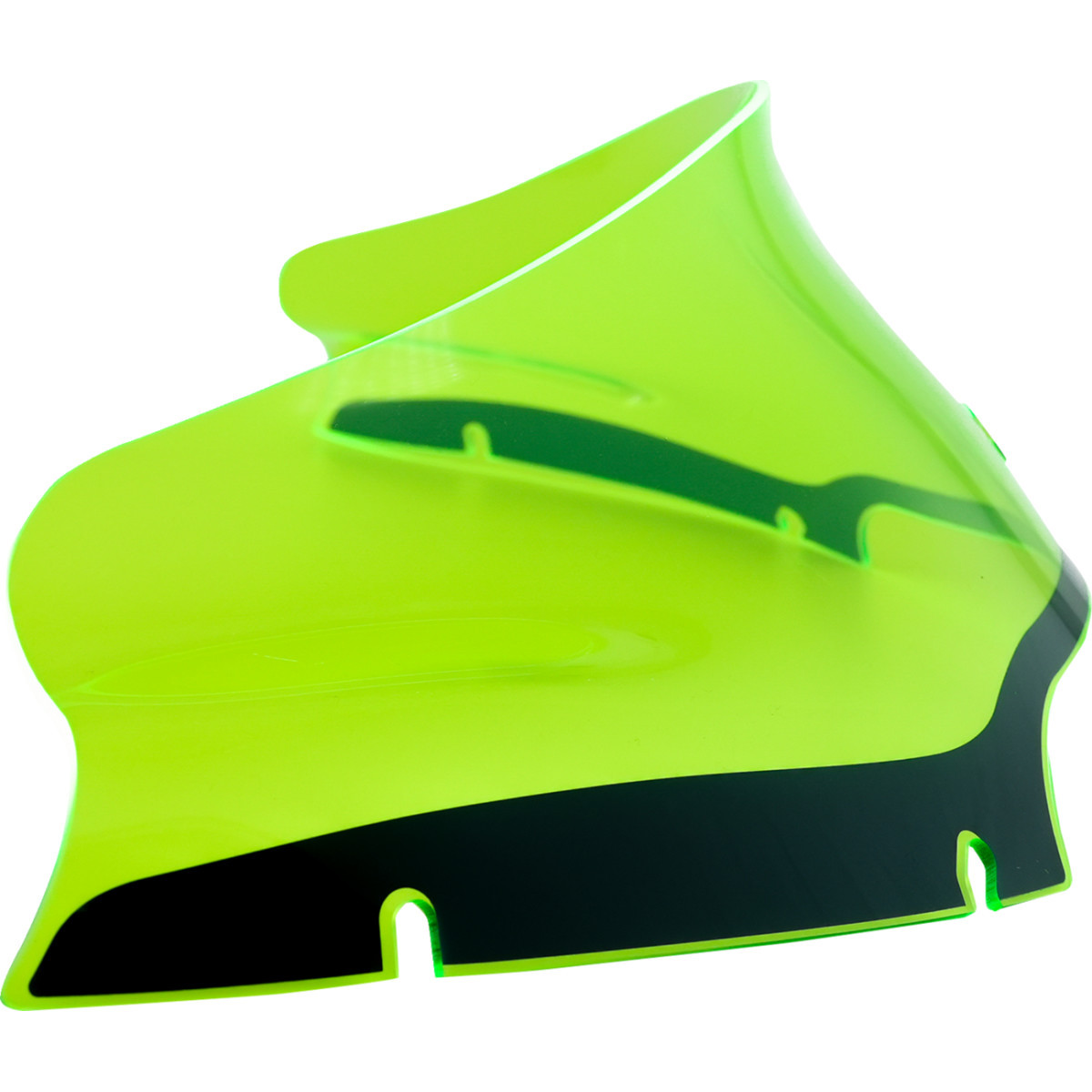 Klock Werks #KWW-01-0631 - Ice Flare® Windshield - 6" - Green Ice - '15-'25 FLTR