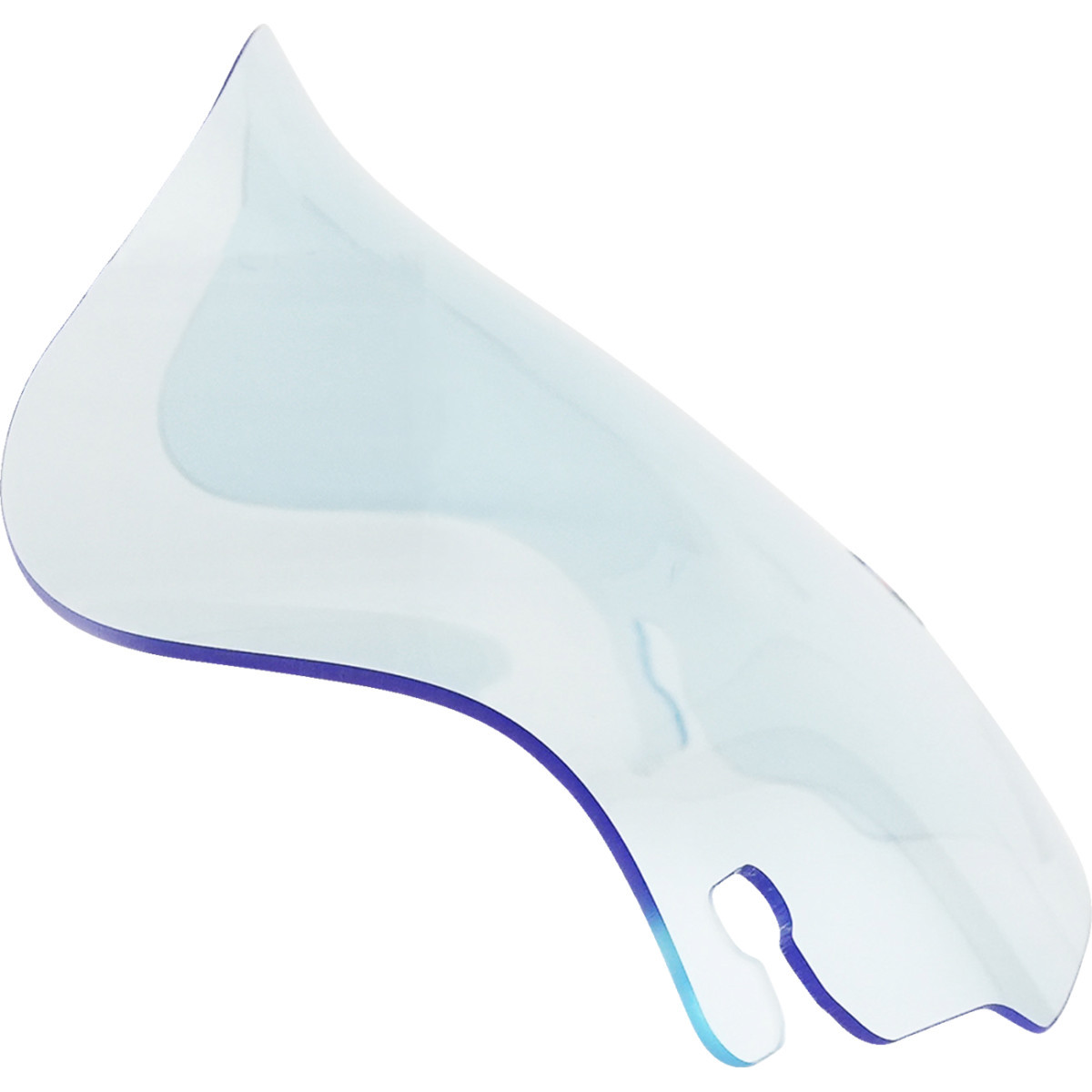 Klock Werks #KWW-01-0642 - Ice Flare® Windshield - 6.5" - Blue Ice - '96-'13 FLHT/FLHX