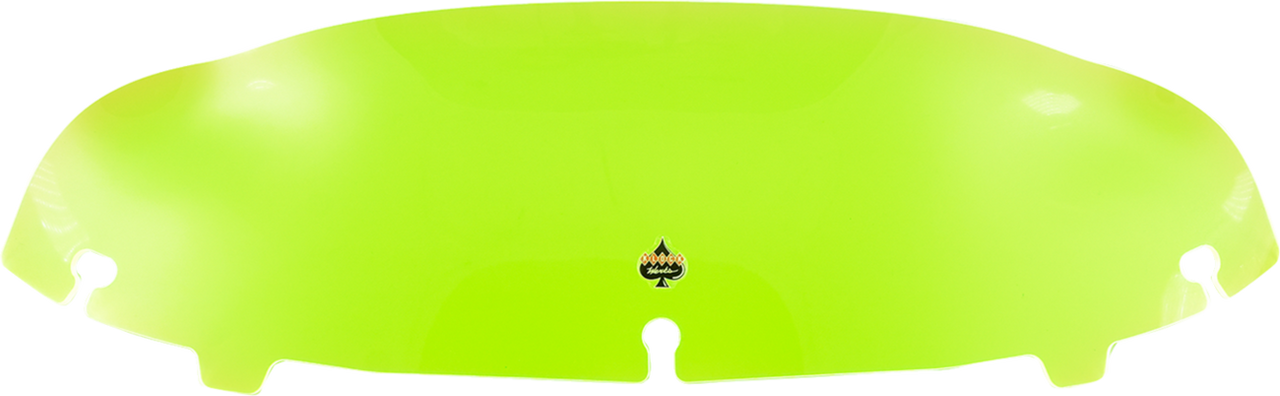 Klock Werks #KWW-01-0651 - Kolor Flare Windshield - 4" - Green Ice - FLH