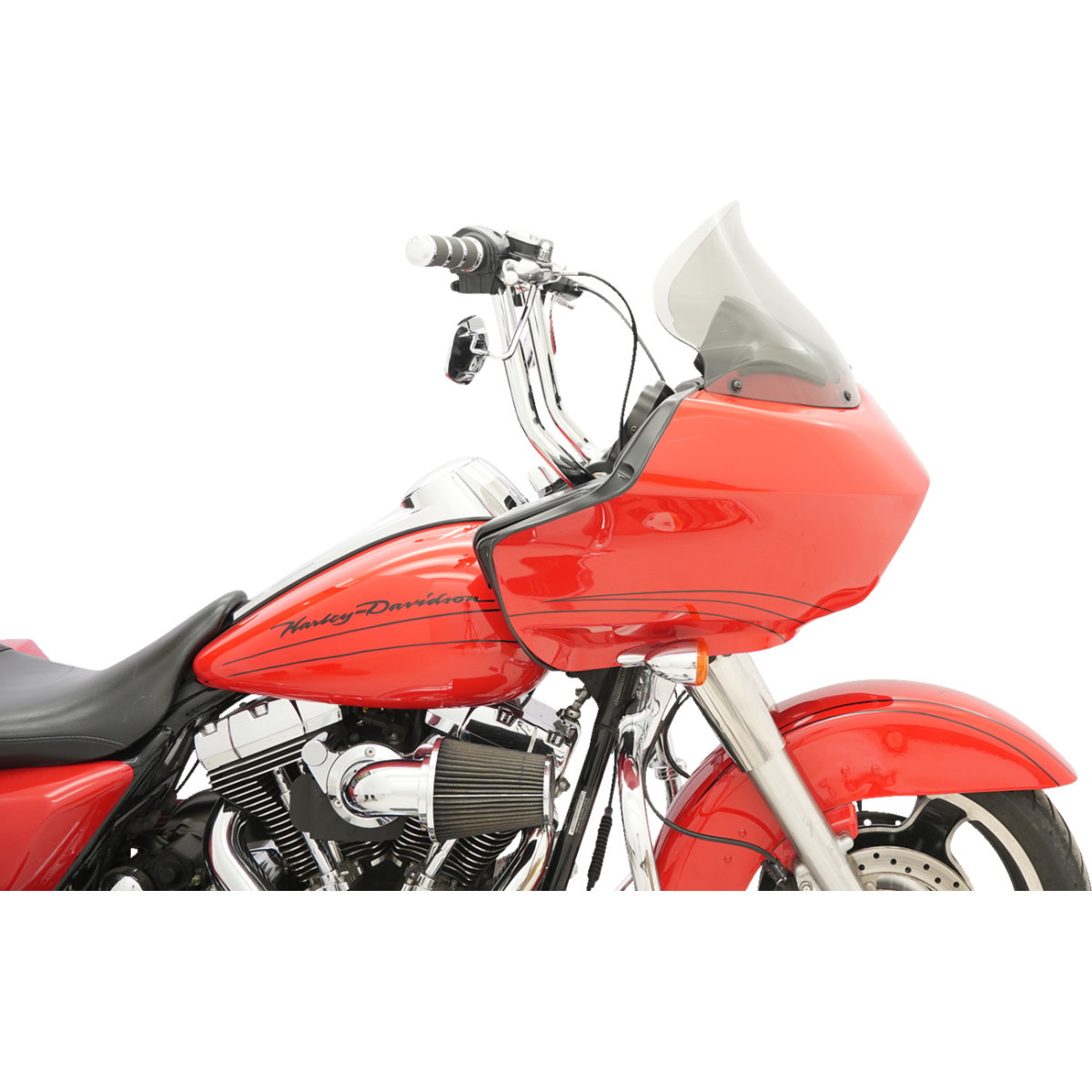 Klock Werks #KWW-01-0620-T - Pro-Touring Flare® Windshield - 12" - Tinted - '98-'13 FLTR