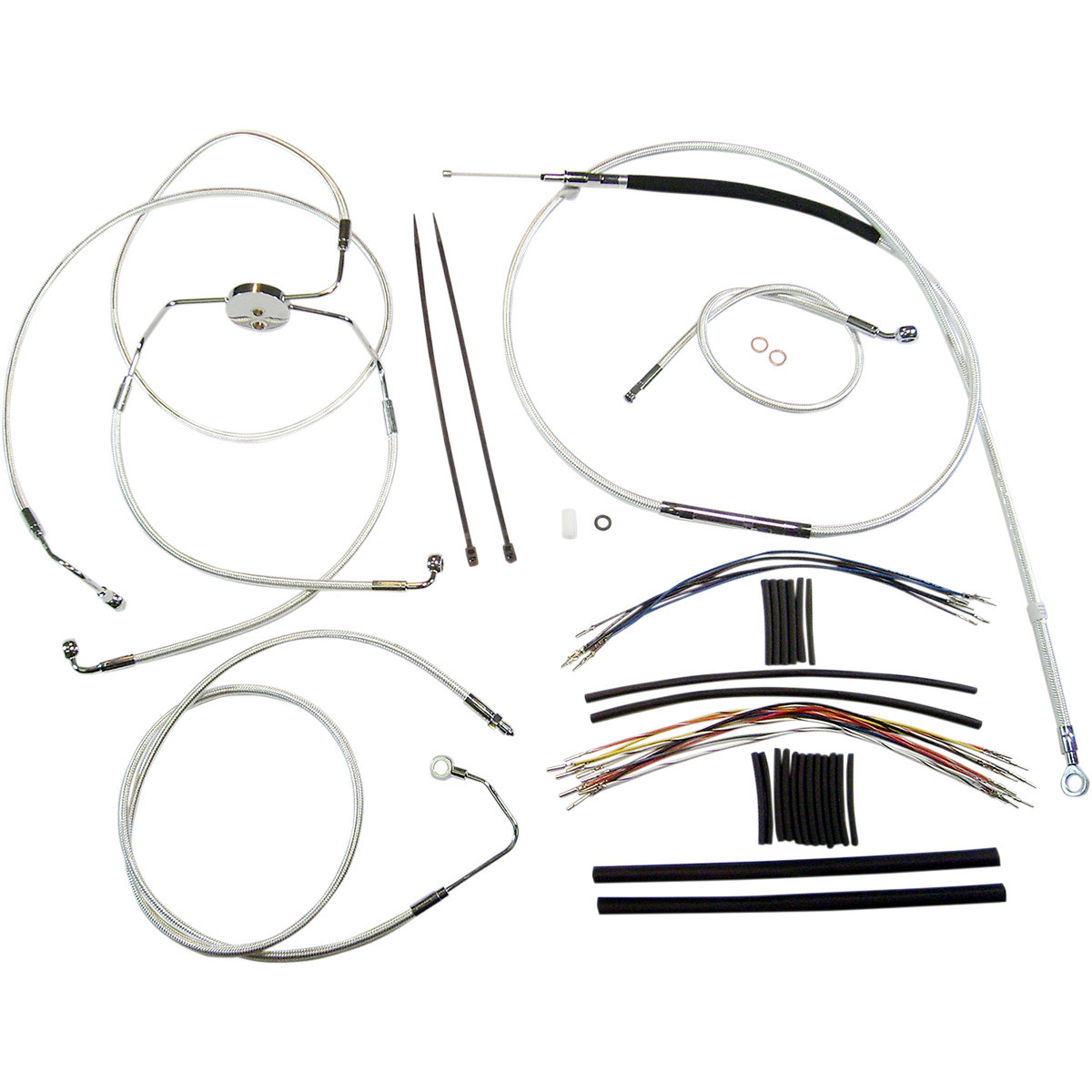 Magnum Shielding #387311 - Sterling Chromite II® Designer Handlebar Installation Kit - 12"-14" - '08-'13 FLH
