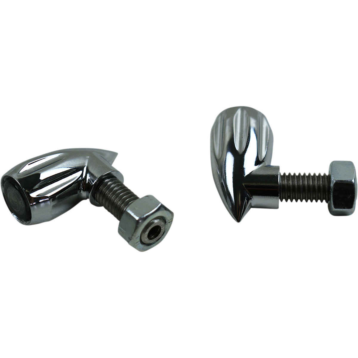 Kodlin USA #K68462 - Indicator Lights - Bullet - Grooved - Chrome