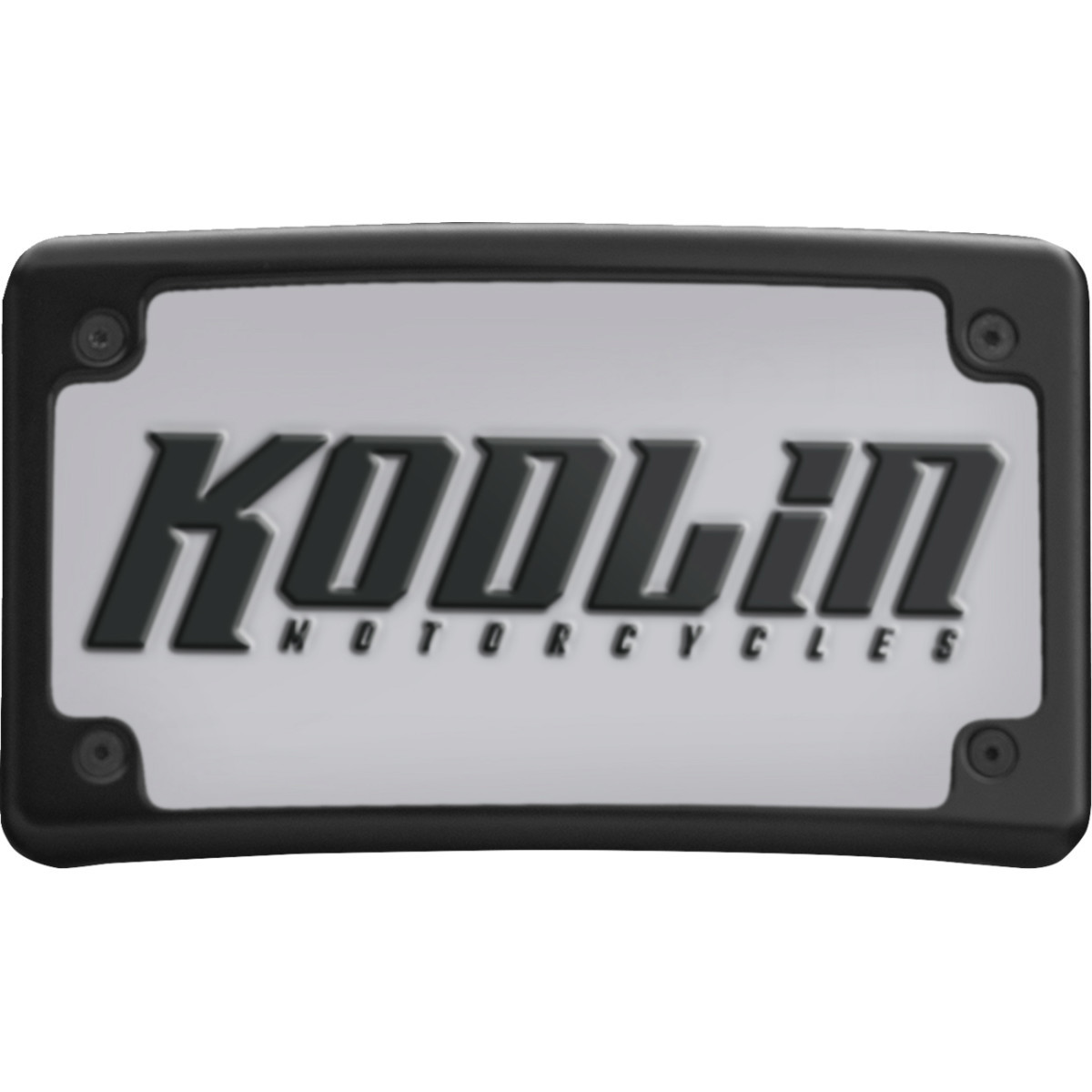 Kodlin USA #KUS20100 - License Plate Mount - Curved - Black