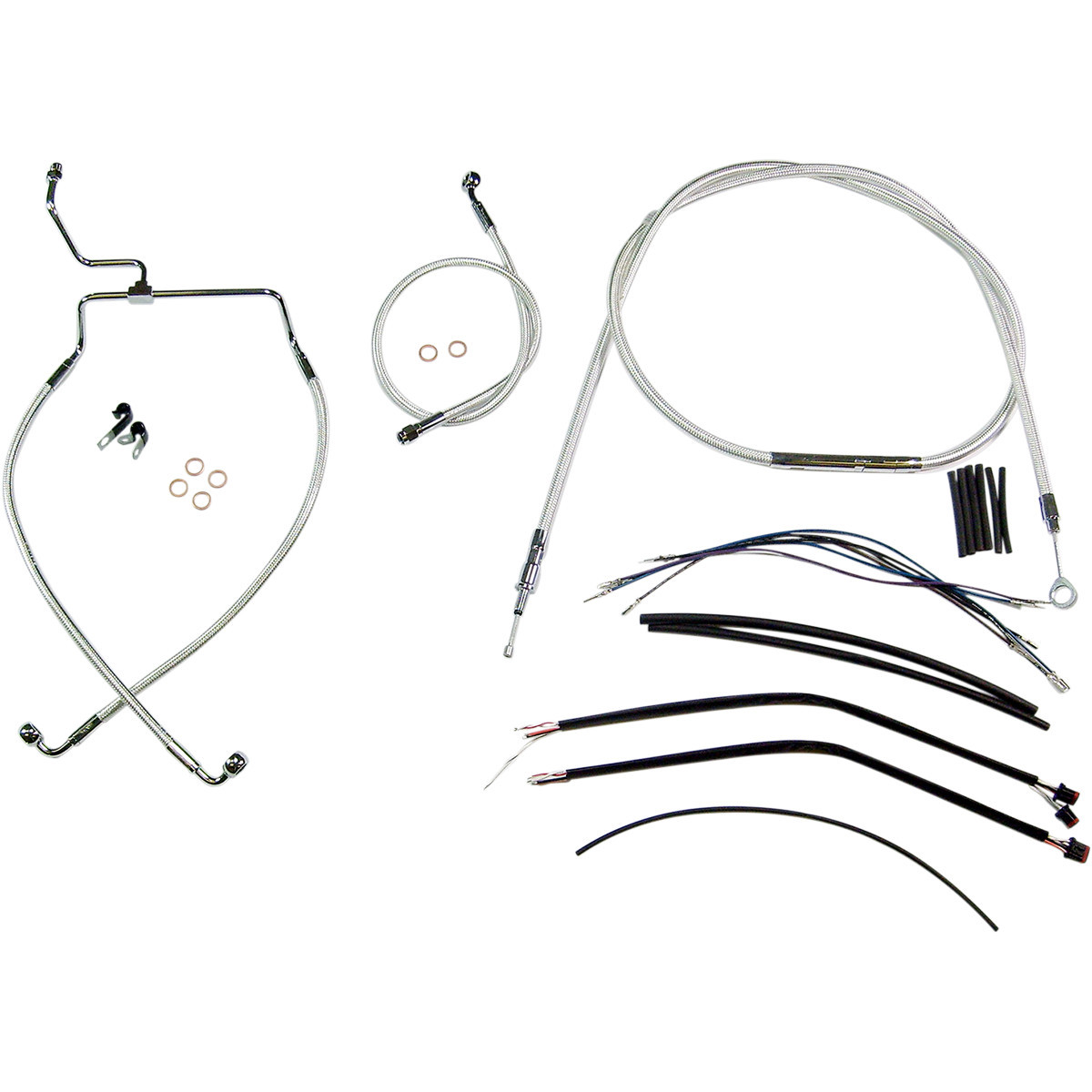 Magnum Shielding #387472 - Sterling Chromite II® Designer Handlebar Installation Kit - 15"-17" - '14-'15 FLHR