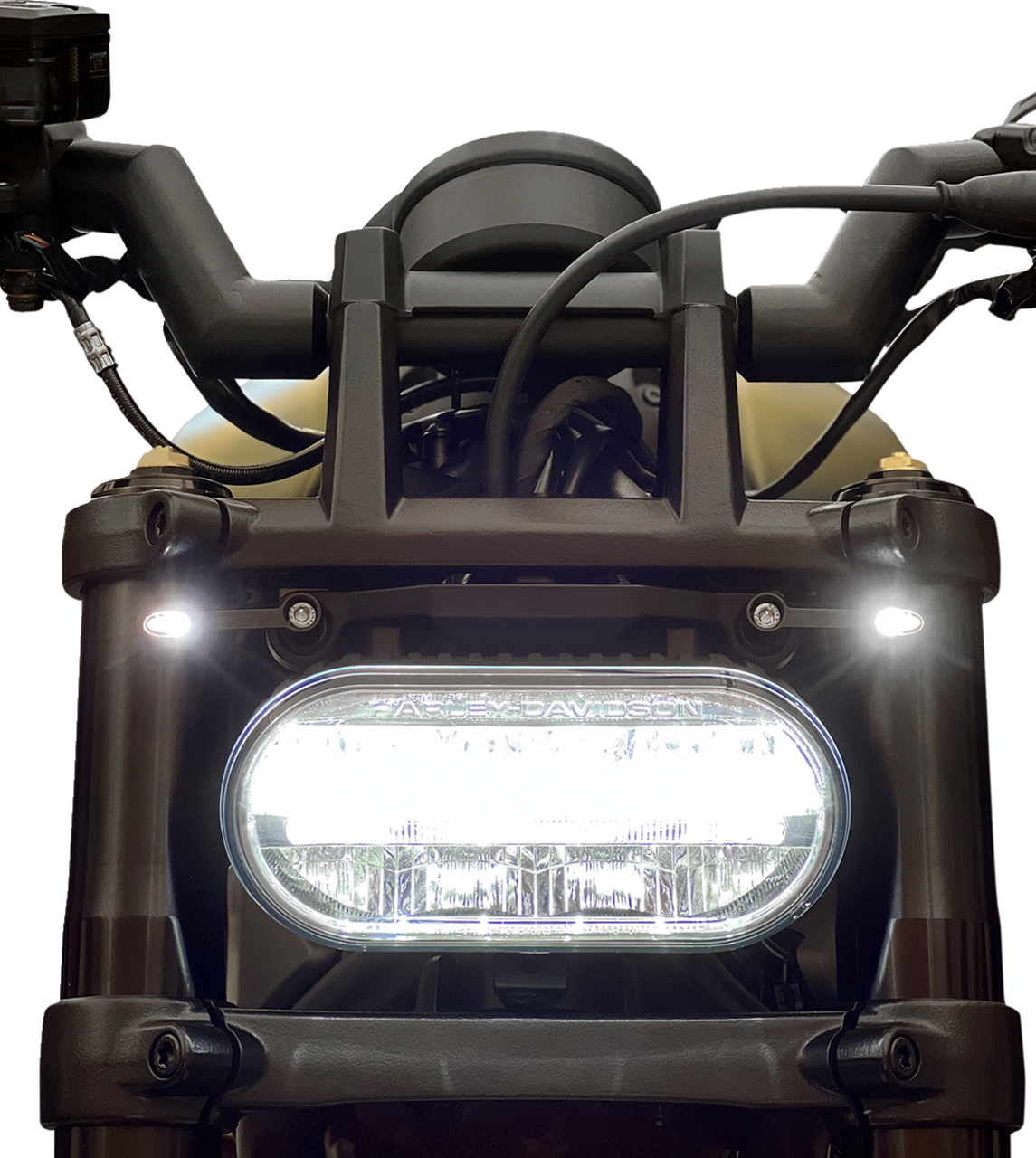 Kodlin USA #K68497  - Front Turn Signals - Sportster S - Black