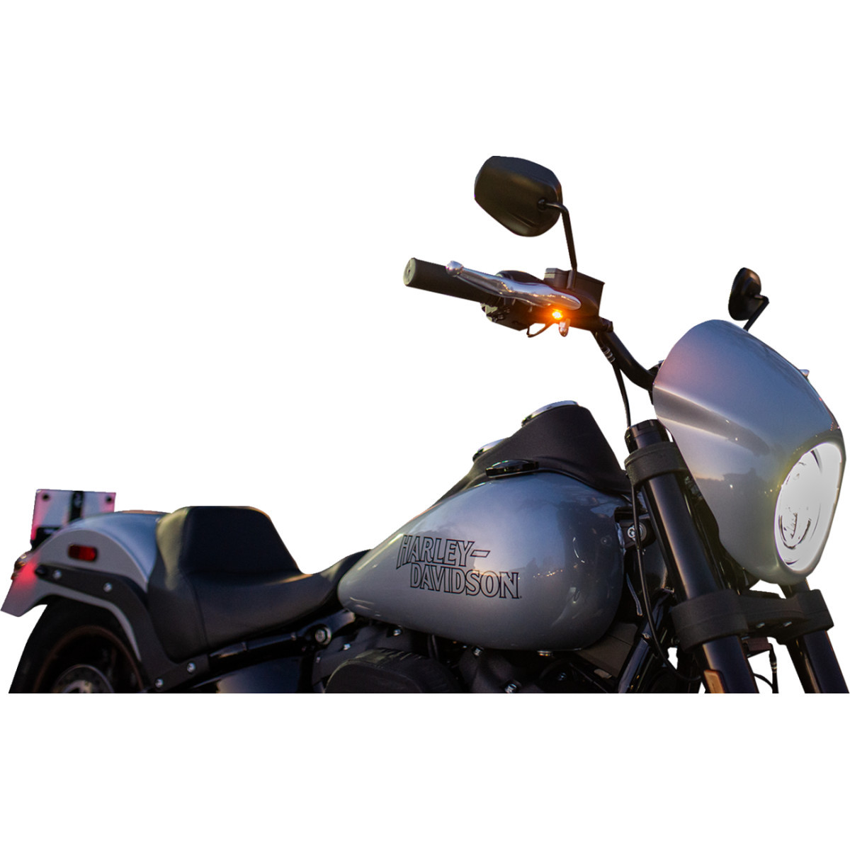 Kodlin USA #K68500 - LED 2-1 Front Turn Signal w/ Running Light - Black