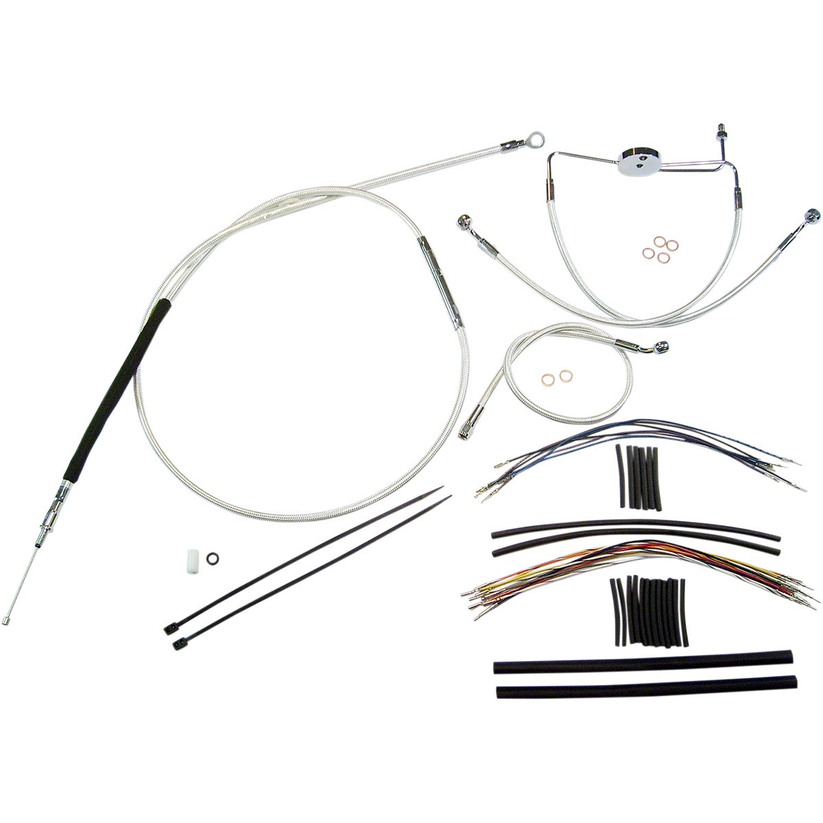 Magnum Shielding #387302 - Sterling Chromite II® Designer Handlebar Installation Kit - 15"-17" - '08-'13 Touring