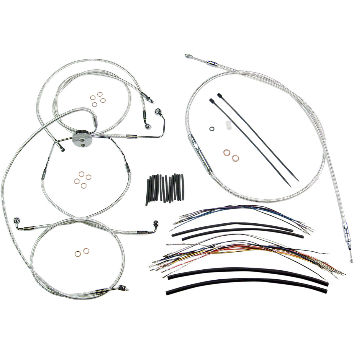 Magnum Shielding #387321 - Sterling Chromite II® Designer Handlebar Installation Kit - 12"-14" - '08-'13 FLTR