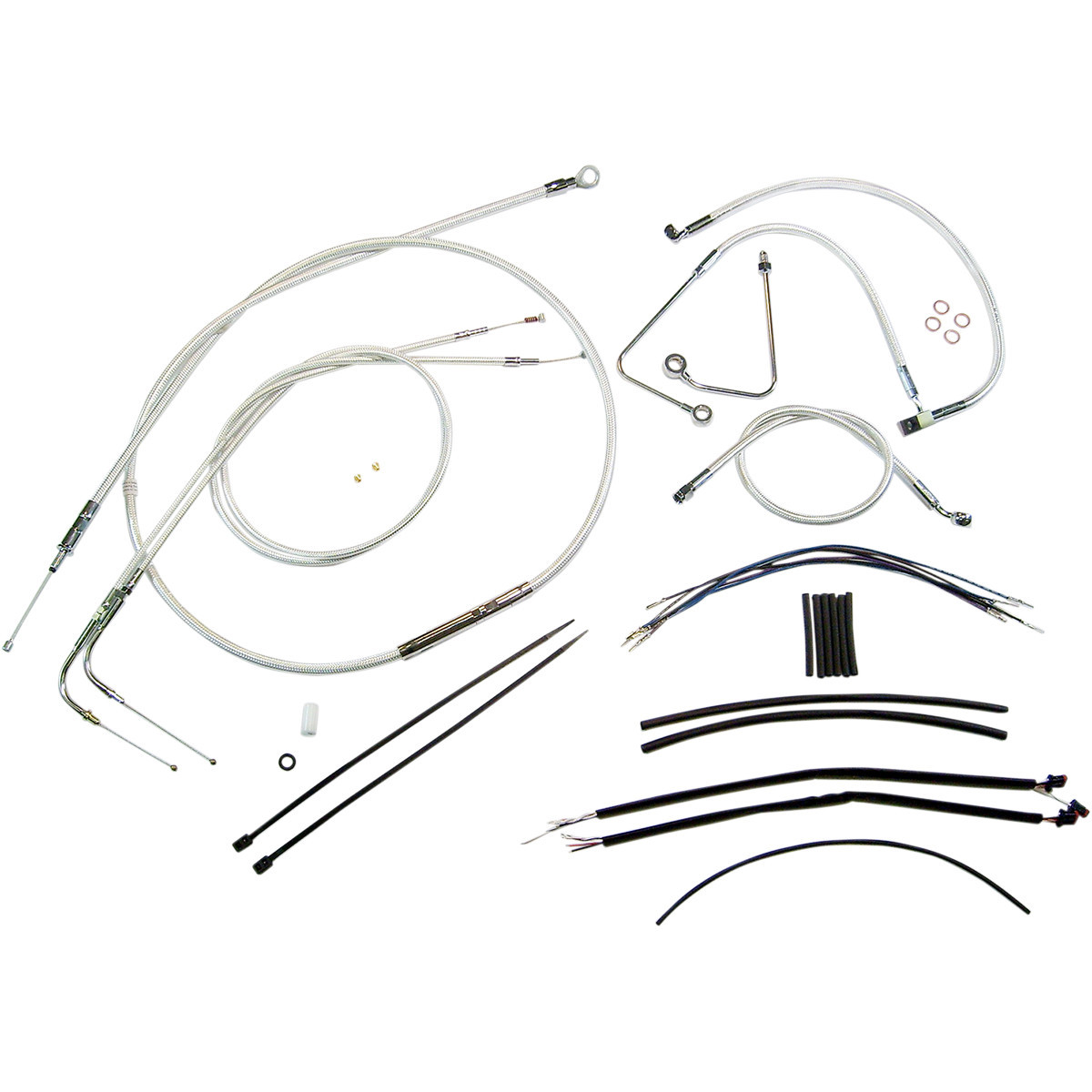 Magnum Shielding #387342 - Sterling Chromite II® Designer Handlebar Installation Kit - 15"-17" - '14-'15 FLH