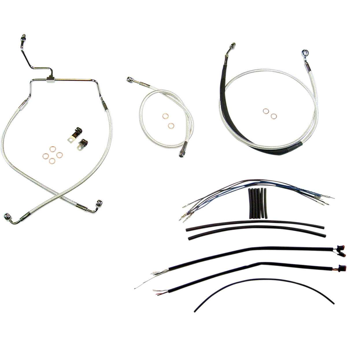 Magnum Shielding #387332 - Sterling Chromite II® Designer Handlebar Installation Kit - 15"-17" - '14-'15 FLH