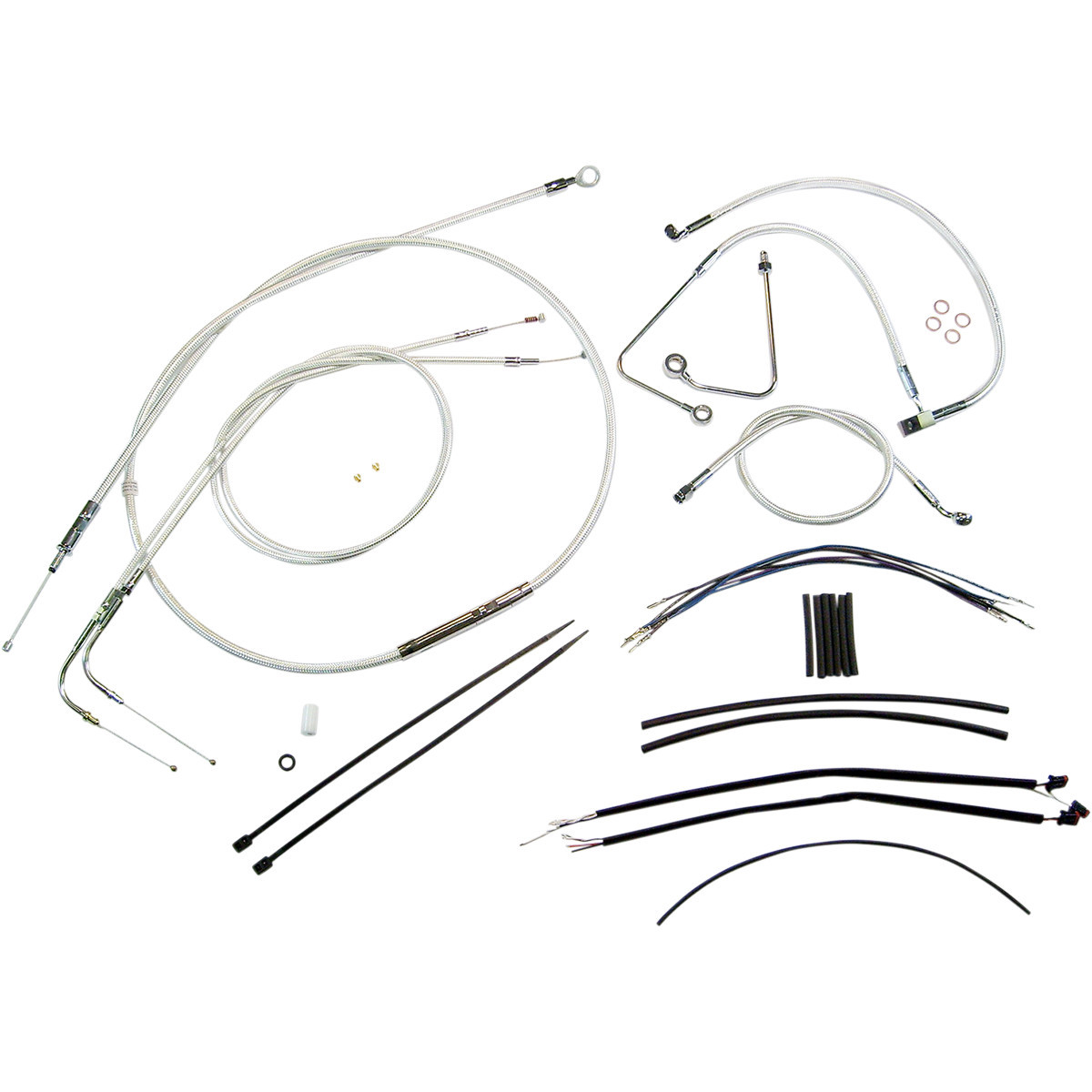 Magnum Shielding #387262 - Sterling Chromite II® Designer Handlebar Installation Kit - 15"-17" - '11-'14 FLS