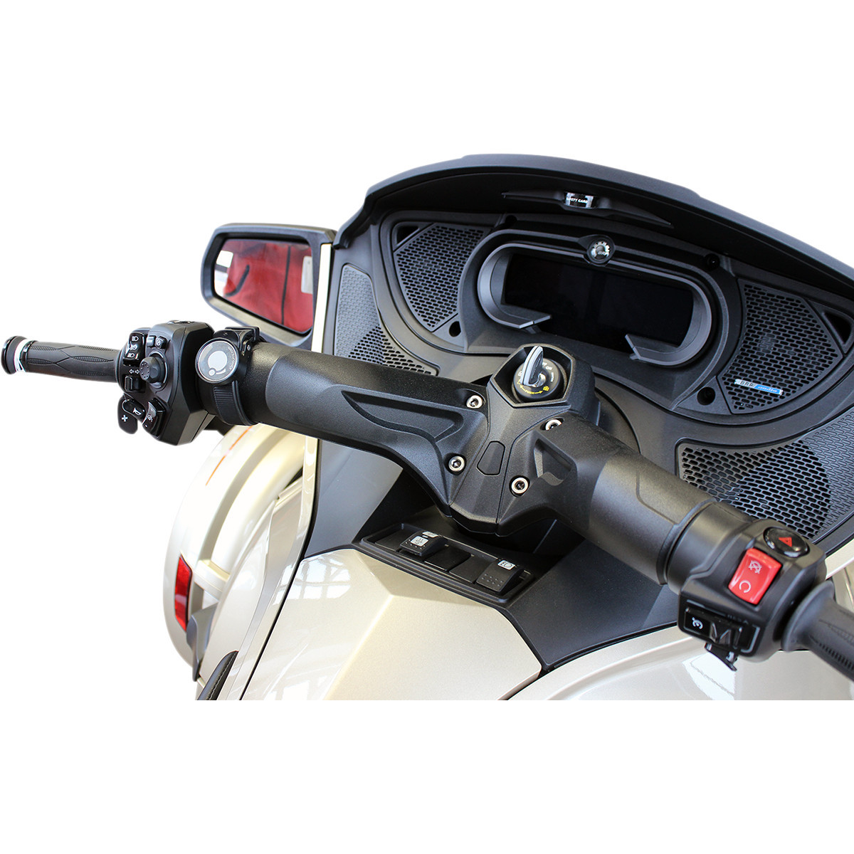 Klock Werks #KWD-NOMADXL - iOmounts™ Device Mount - Handlebar Mount - Nomad XL - Black