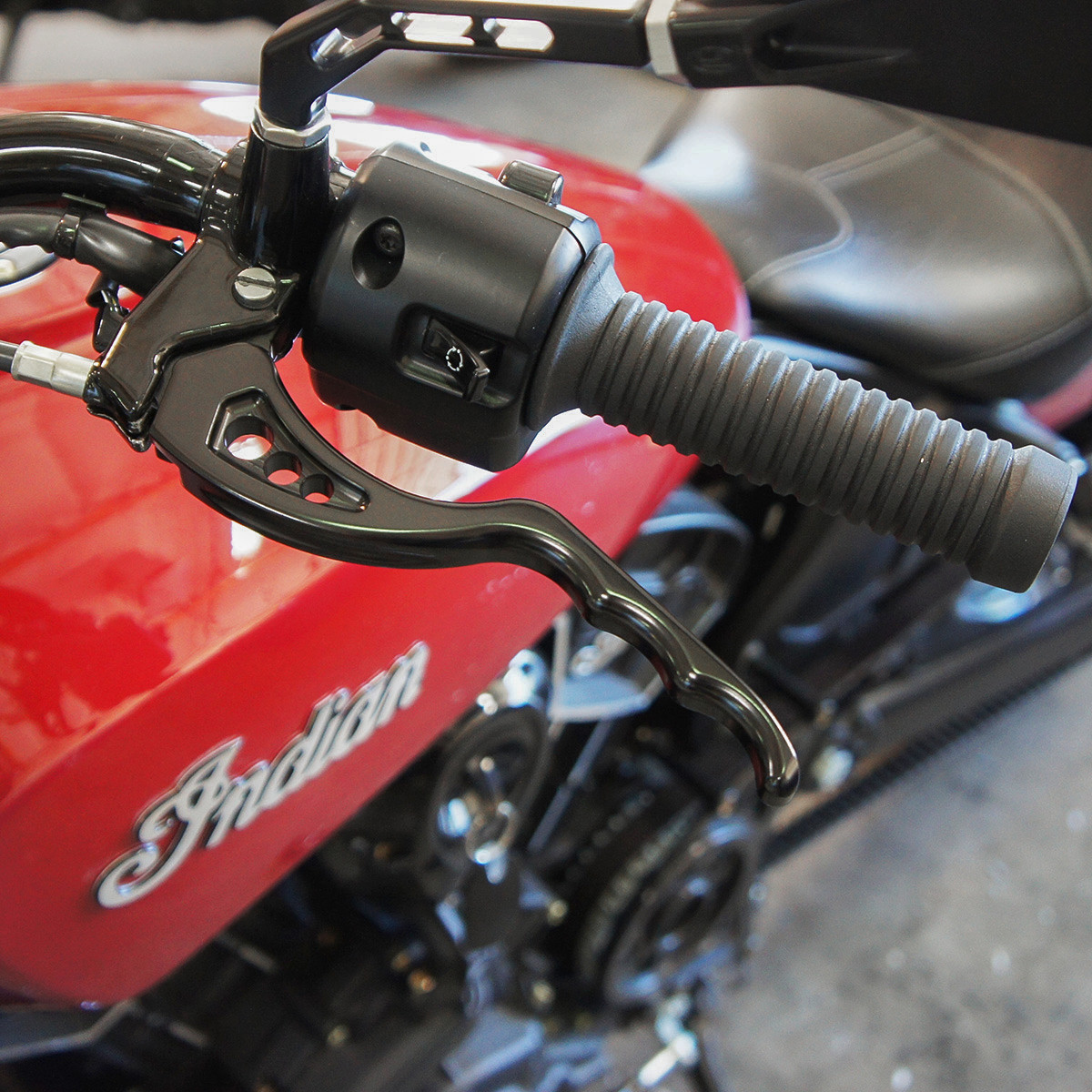 Joker Machine #30-332-1 - Hand Lever for Indian - Clutch - Black