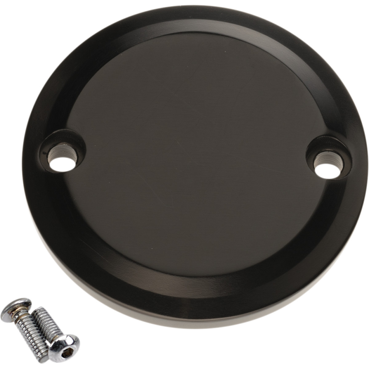 Joker Machine #02-971-1 - Timing Cover - Smooth - Black Anodized - M8