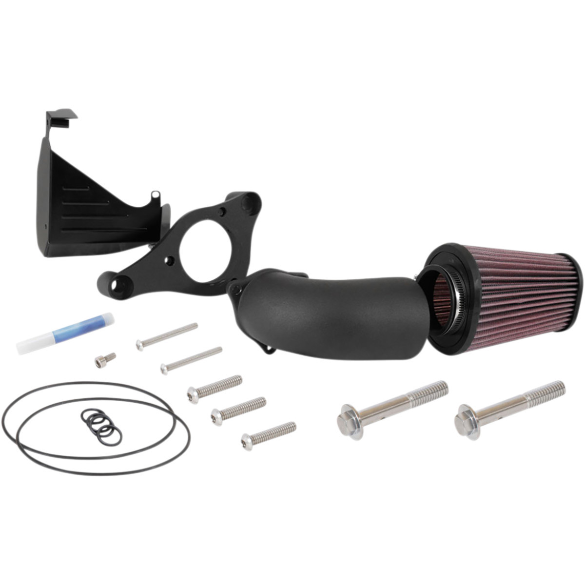 K & N #57-1138 - Aircharger® Intake System with Mandrel-Bent Aluminum Intake Tube Kit - Black