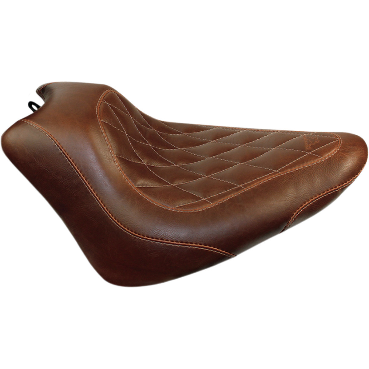 Mustang #76766 - Seat - Wide Tripper™ Solo - without Backrest - Diamond - Brown