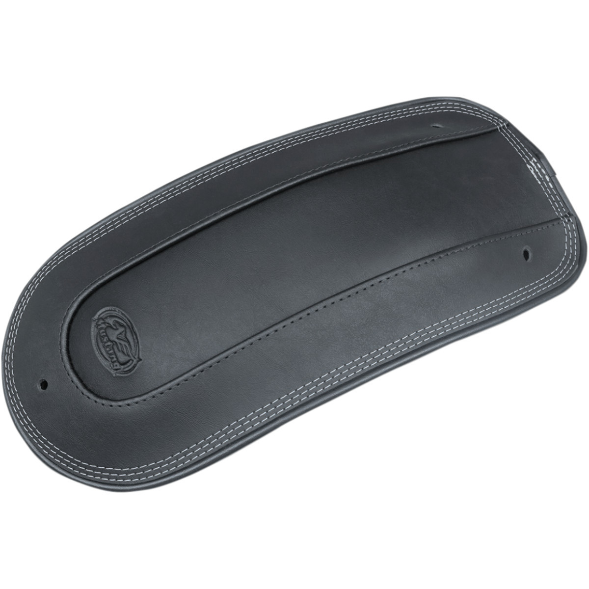 Mustang #78166 - Fender Bib - Triple Stitch - Black - HD Softail