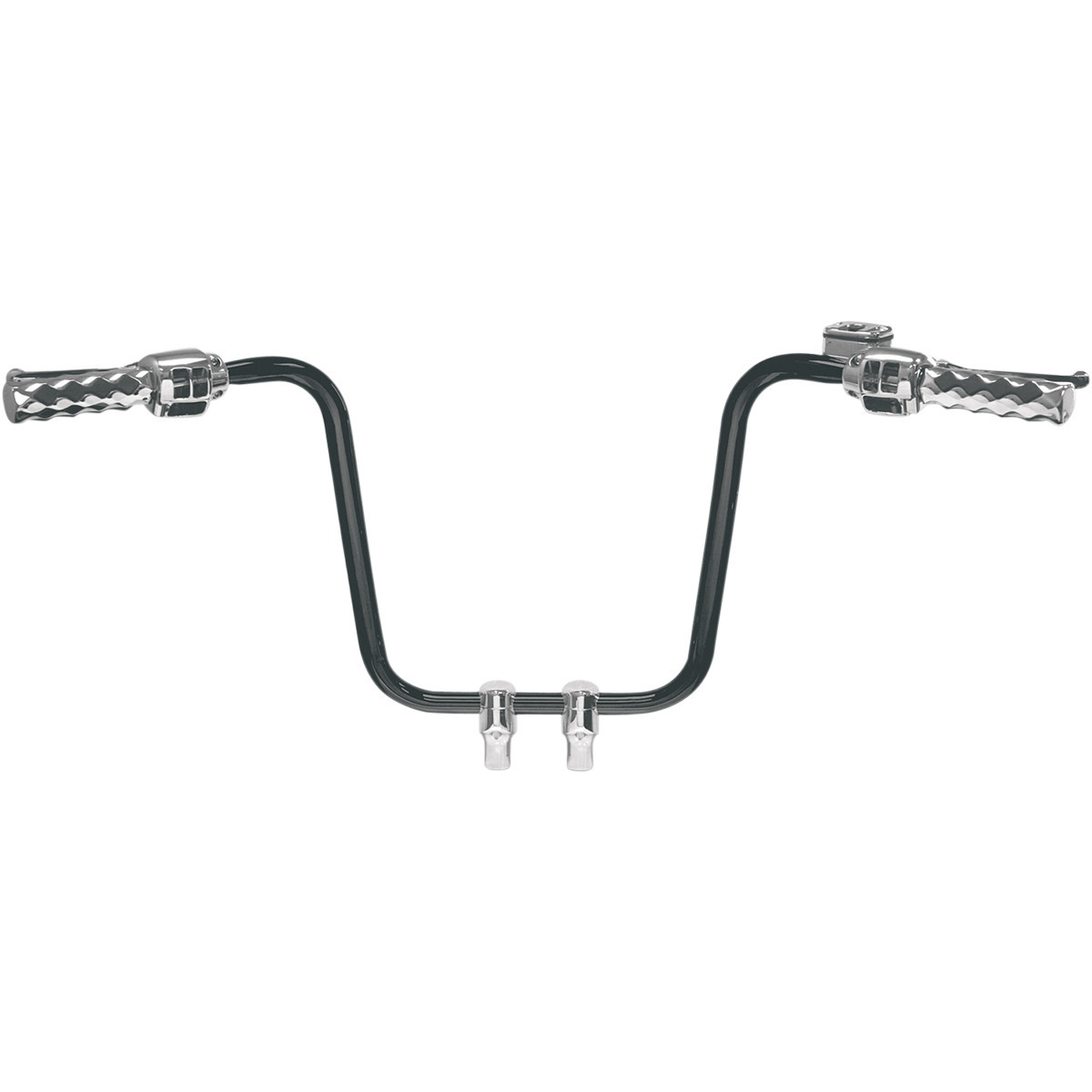 LA Choppers #LA-7312-14B - Hefty 1-1/4" Handlebar - Ape Hanger - 14" - Black