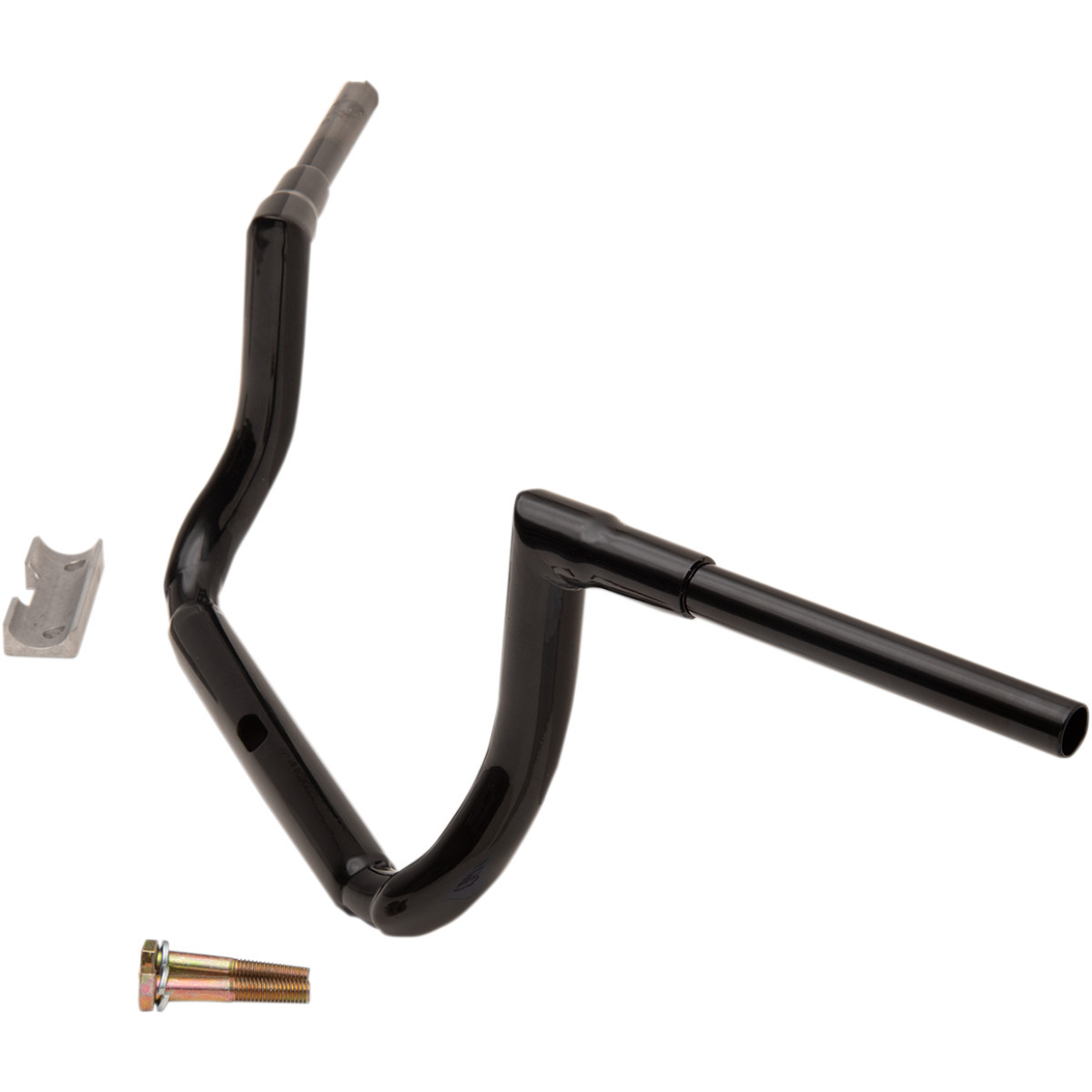 LA Choppers #LA-7365-10B - 1-1/2" Grande Twin Peaks Touring Handlebar - 10" - Black