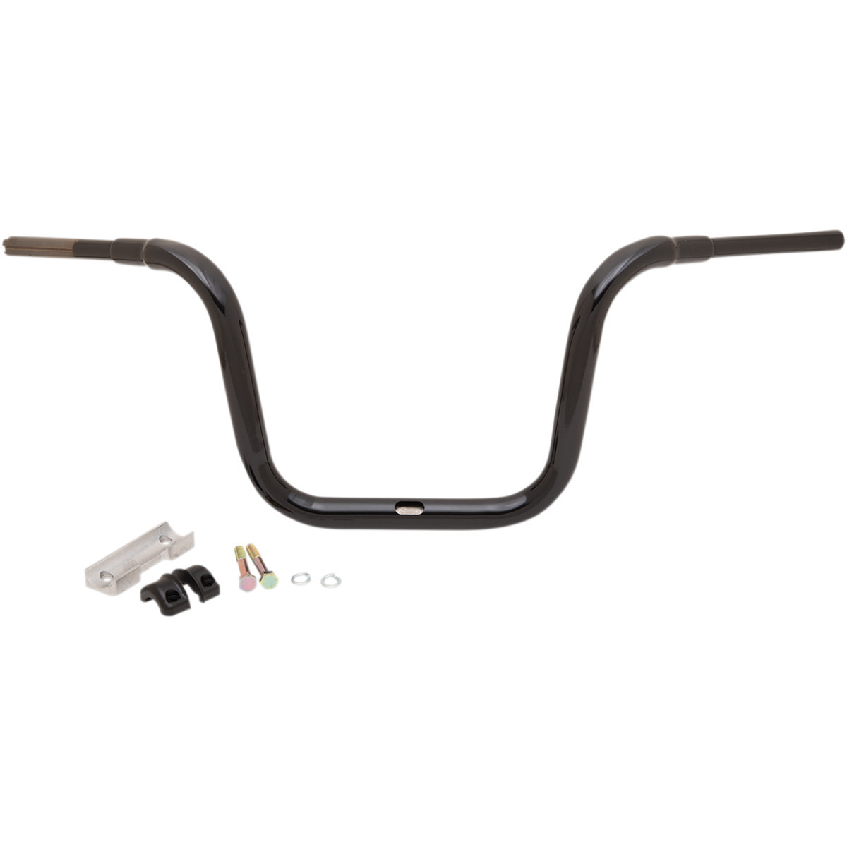 LA Choppers #LA-7314-12B - 1-1/2" Grande Traditional Ape Hanger Handlebar - 12" - Black