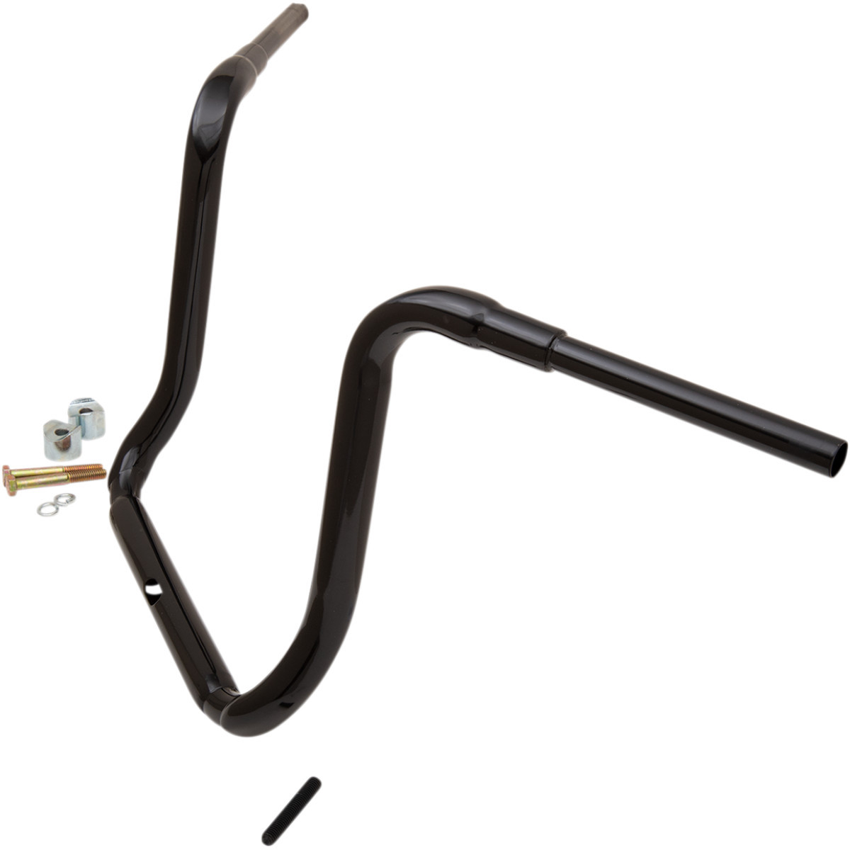 LA Choppers #LA-7323-16B - 1-1/2" Grande Traditional Ape Hanger Handlebar - 16" - Black