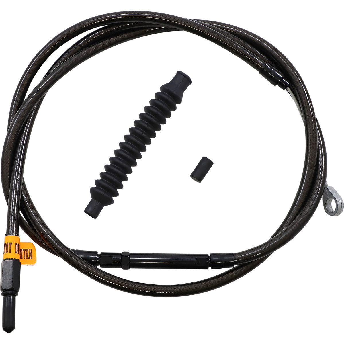 LA Choppers #LA-8010C19M - Midnight Braided Clutch Cable - 18"-20" Ape Hanger Handlebars - '08-'16 Touring/Trike